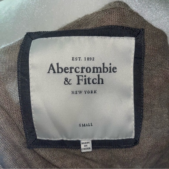 Vintage Y2K Abercrombie & Fitch 2000s Knit Babydoll Sweater Henley Top - Picture 8 of 8